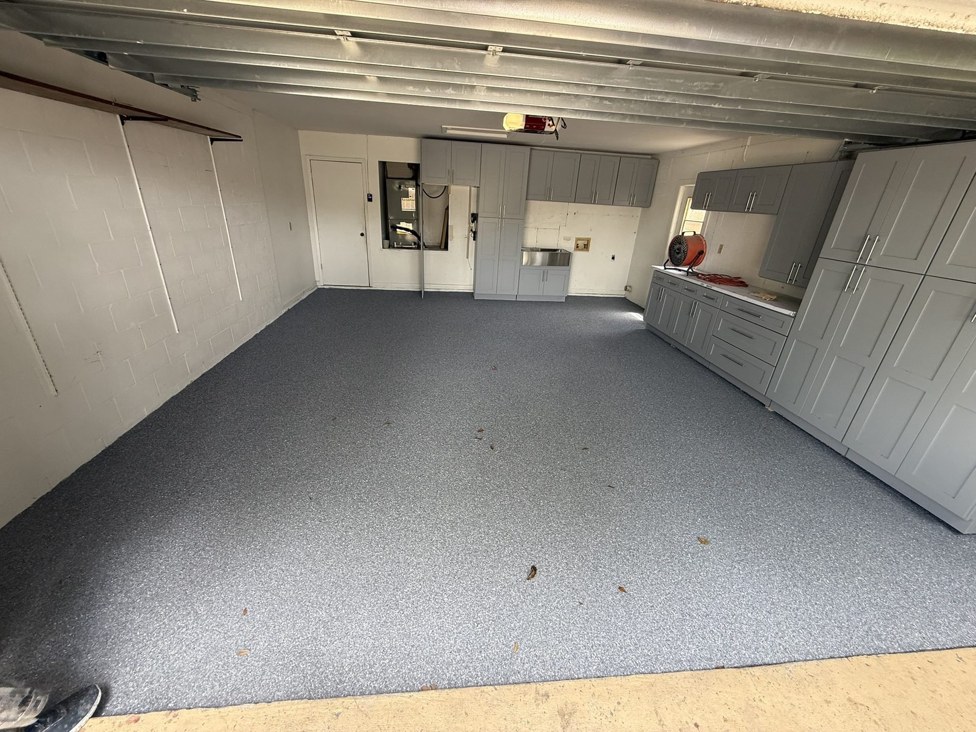 Metallic epoxy floor