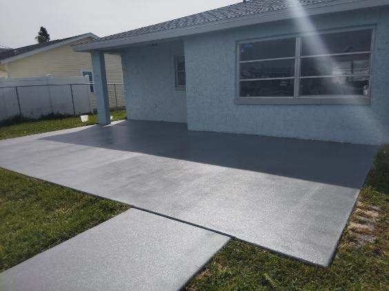 Columbus Drive Garage — completed flake epoxy coating